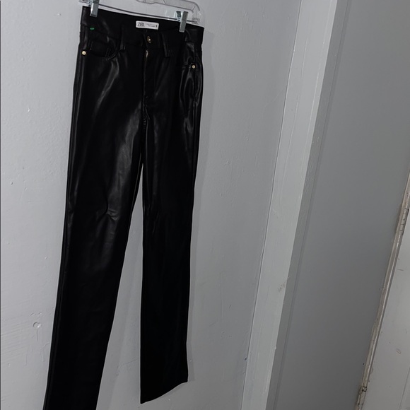 Zara Classic Black Straight Leg Jeans - Picture 1 of 5